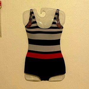 1 of a kind, 50’s Vintage Striped One Piece